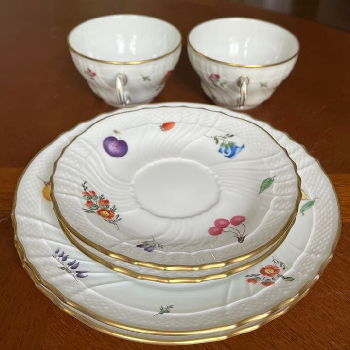 【レア美品】リチャードジノリ★ベッキオペルージャ★トリオ　ペア