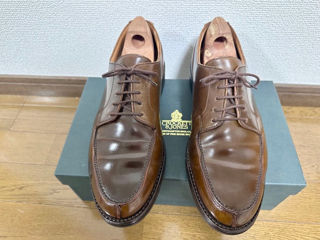 【希少】コードバン　モールトン　MORETON 　Uチップ　UK7.5