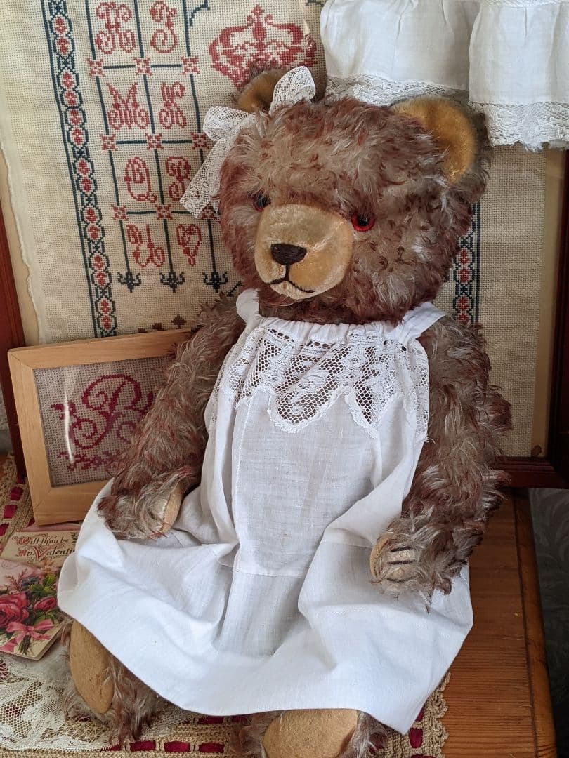 【p】アンティークベア　アンティークテディベア　ハーマン