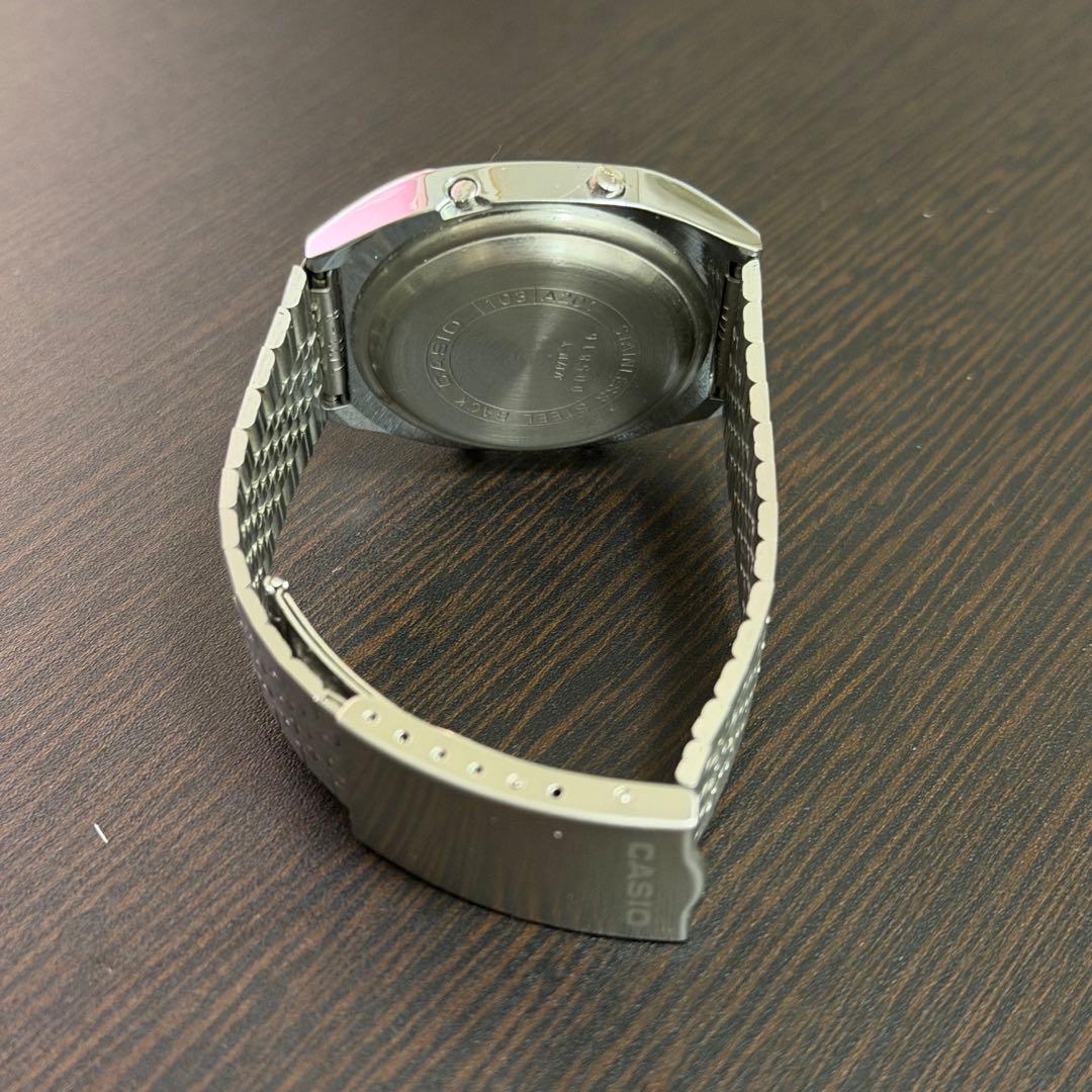 マ*ン様 CASIO A201 aa-81 黒文字盤 Blue thunder