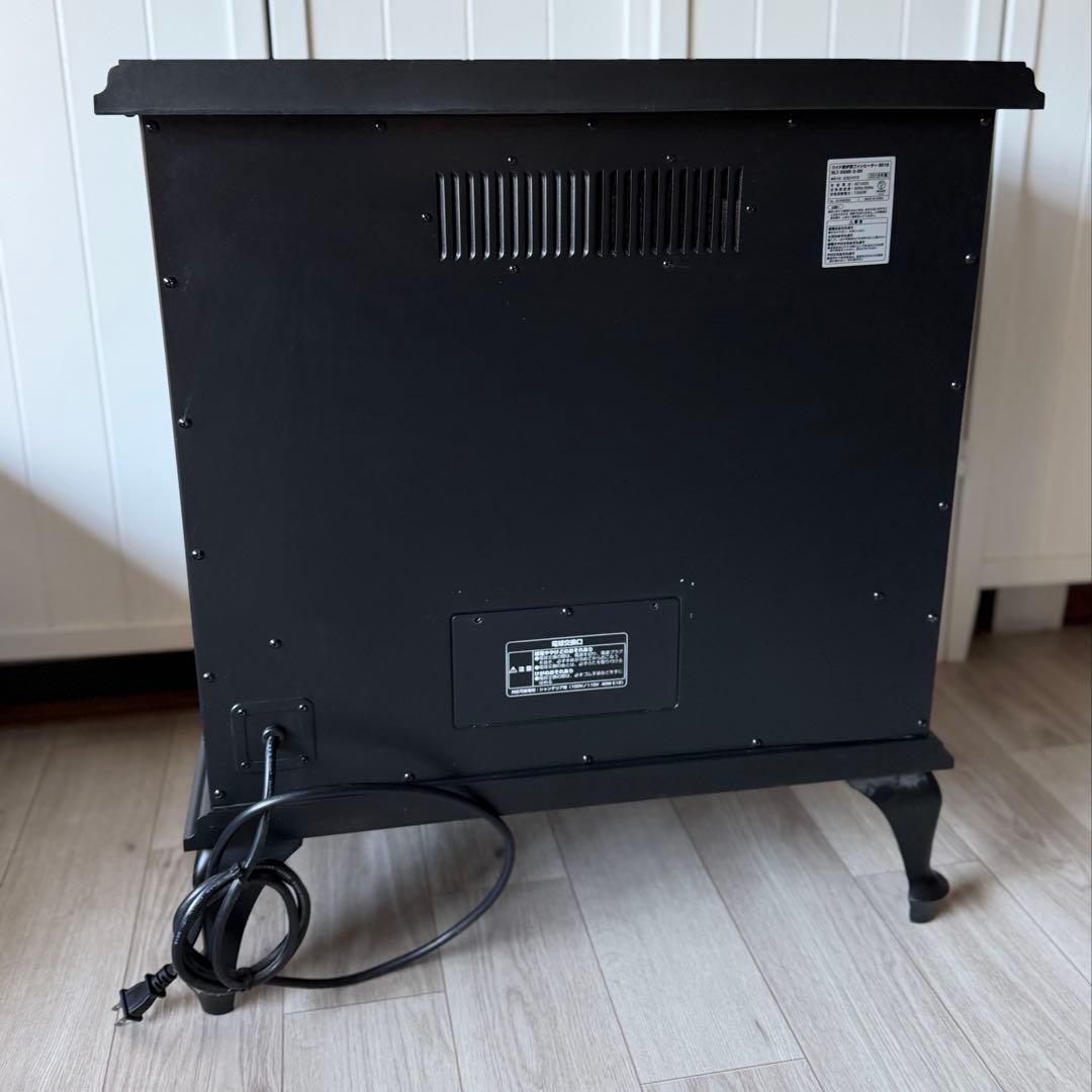 美品 ワイド暖炉型ファンヒーター 2018年 BLT-999B-3-BK ニトリ