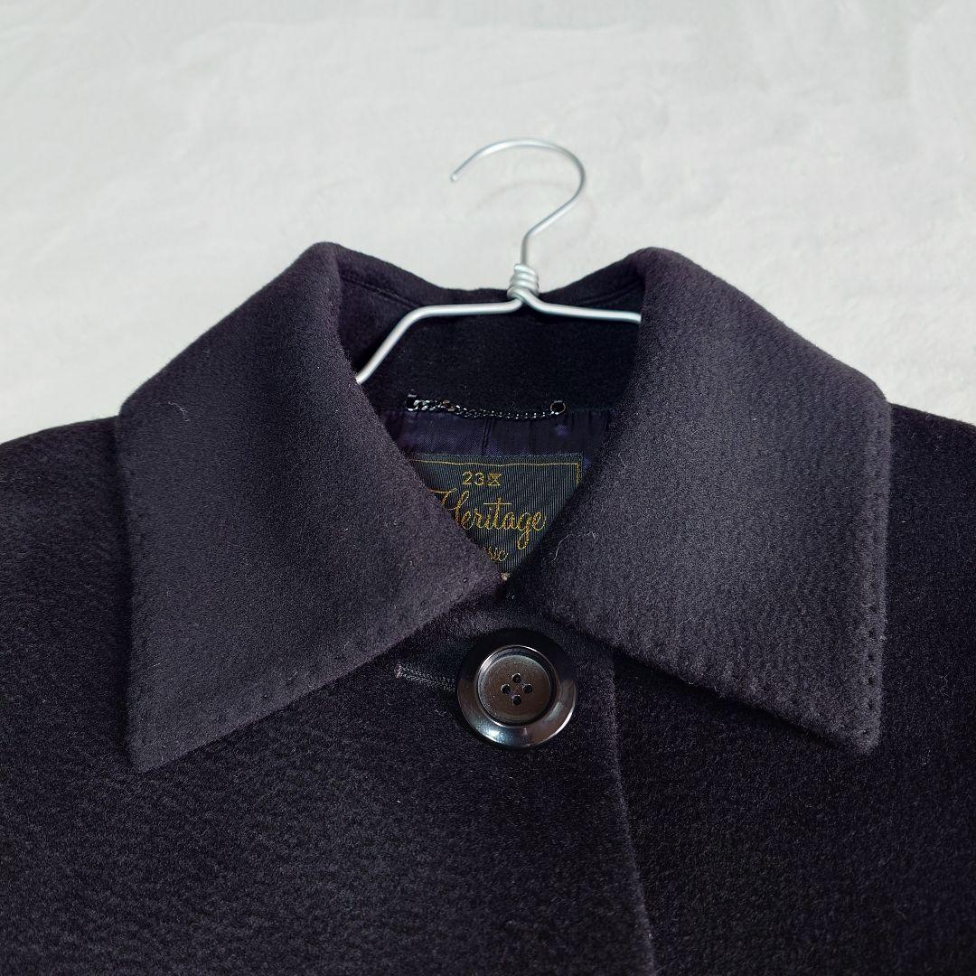 23区 ヘリテージ ショートコート ロロピアーナ ブラック 黒　40サイズ