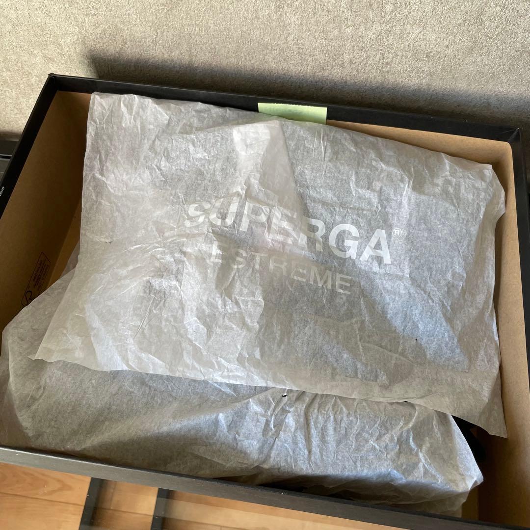 新品　SUPERGA アルピナ　ボックスレザー　ブーツ　3341 ブラック　黒