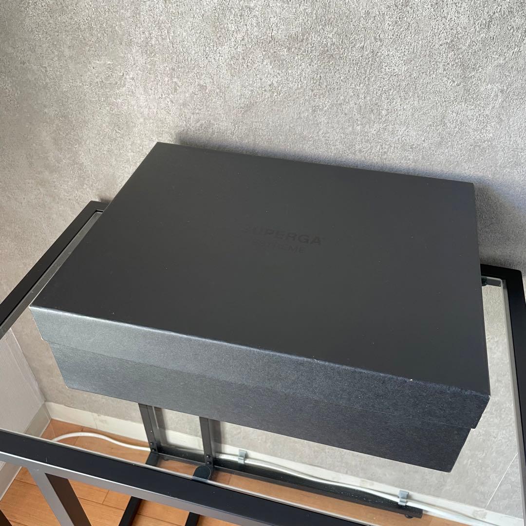 新品　SUPERGA アルピナ　ボックスレザー　ブーツ　3341 ブラック　黒