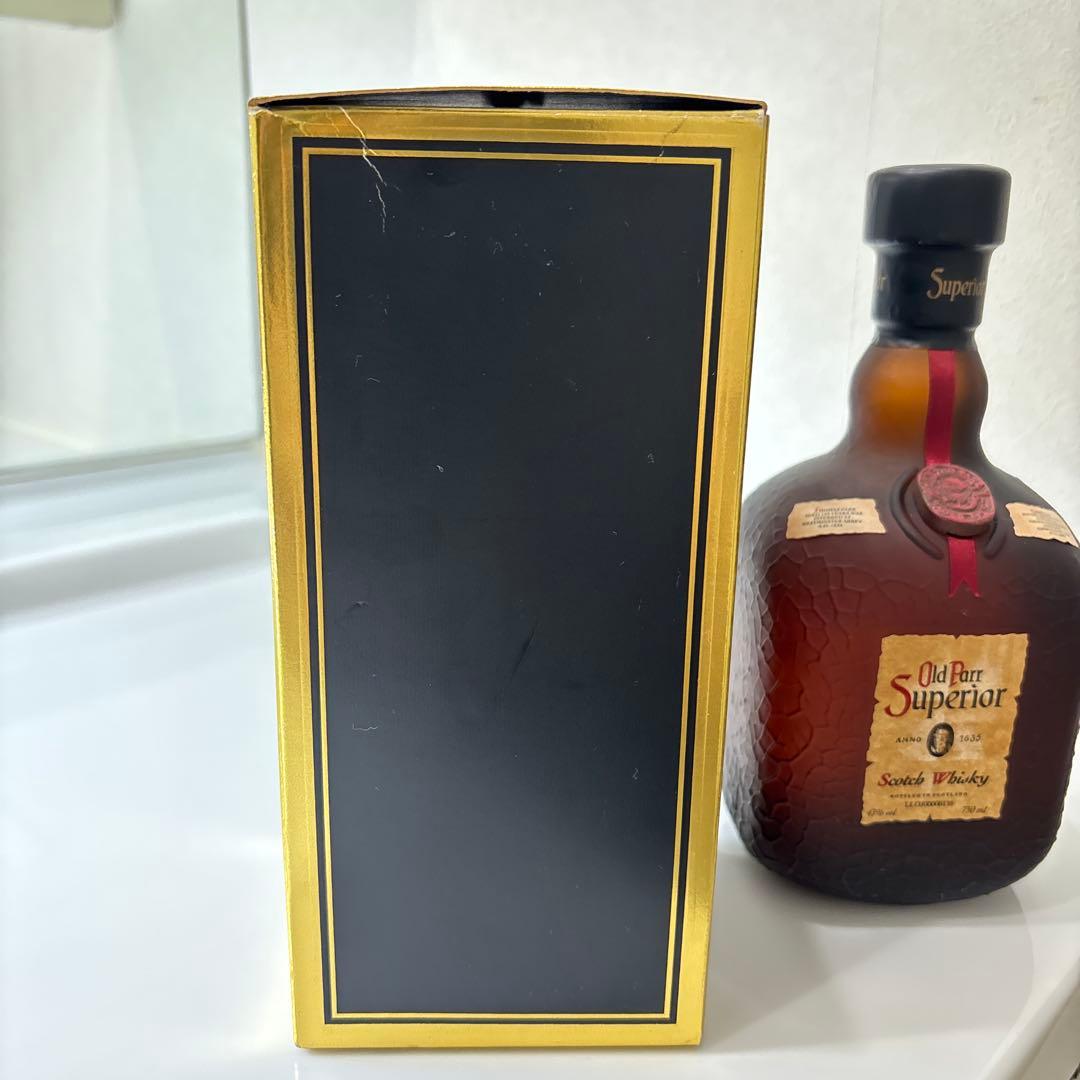 匿名発送　Old Parr Superior スコッチウイスキー 750ml