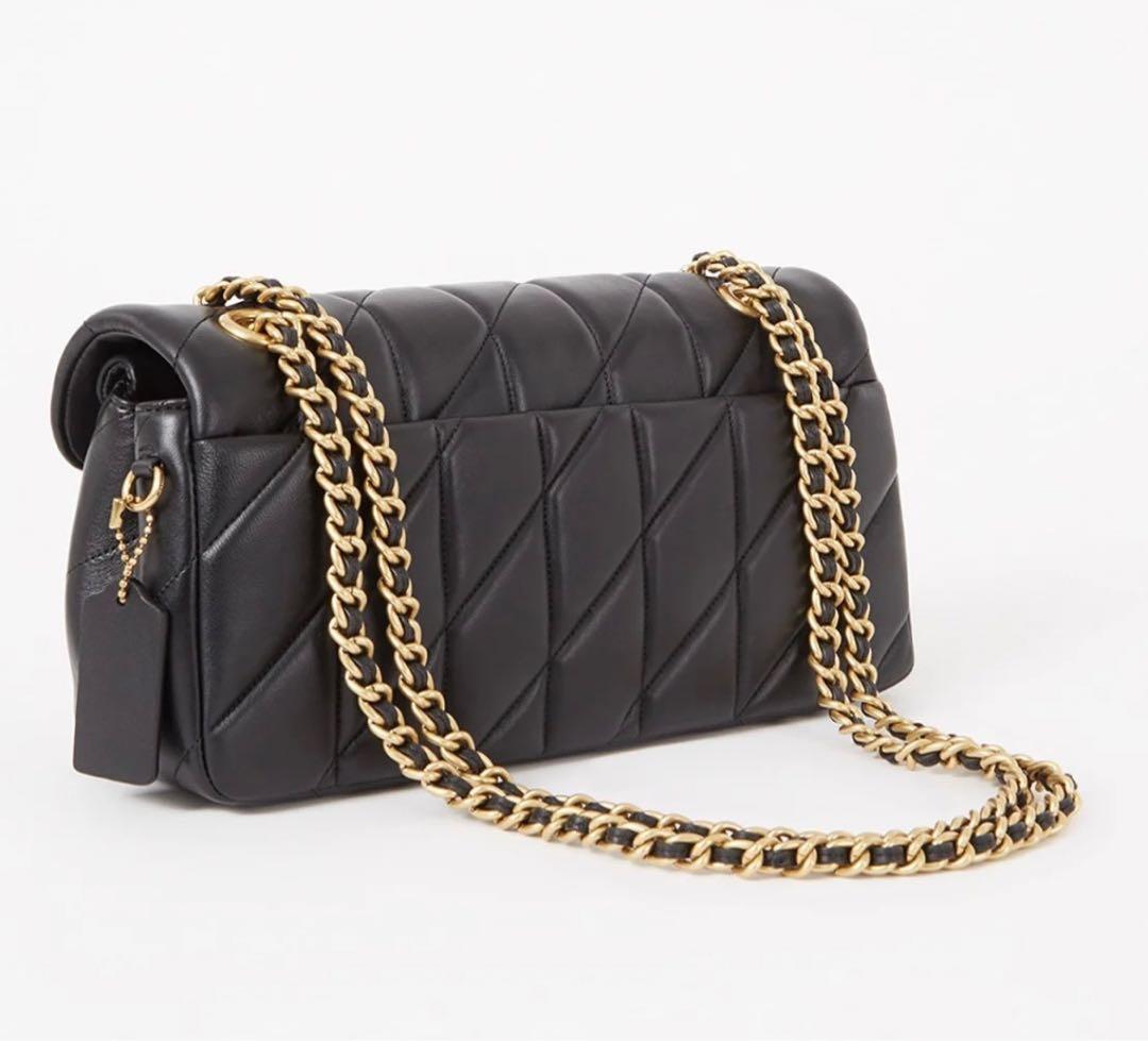 【新品】COACH タビー ショルダー バッグ 26・キルティング　ゴールド金具