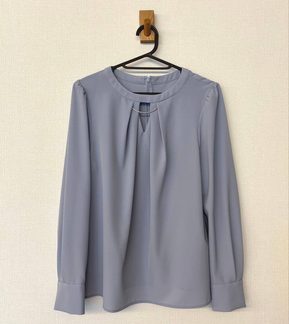 メタルバータックブラウス PINKY&DIANNE ブラウス ブルー38