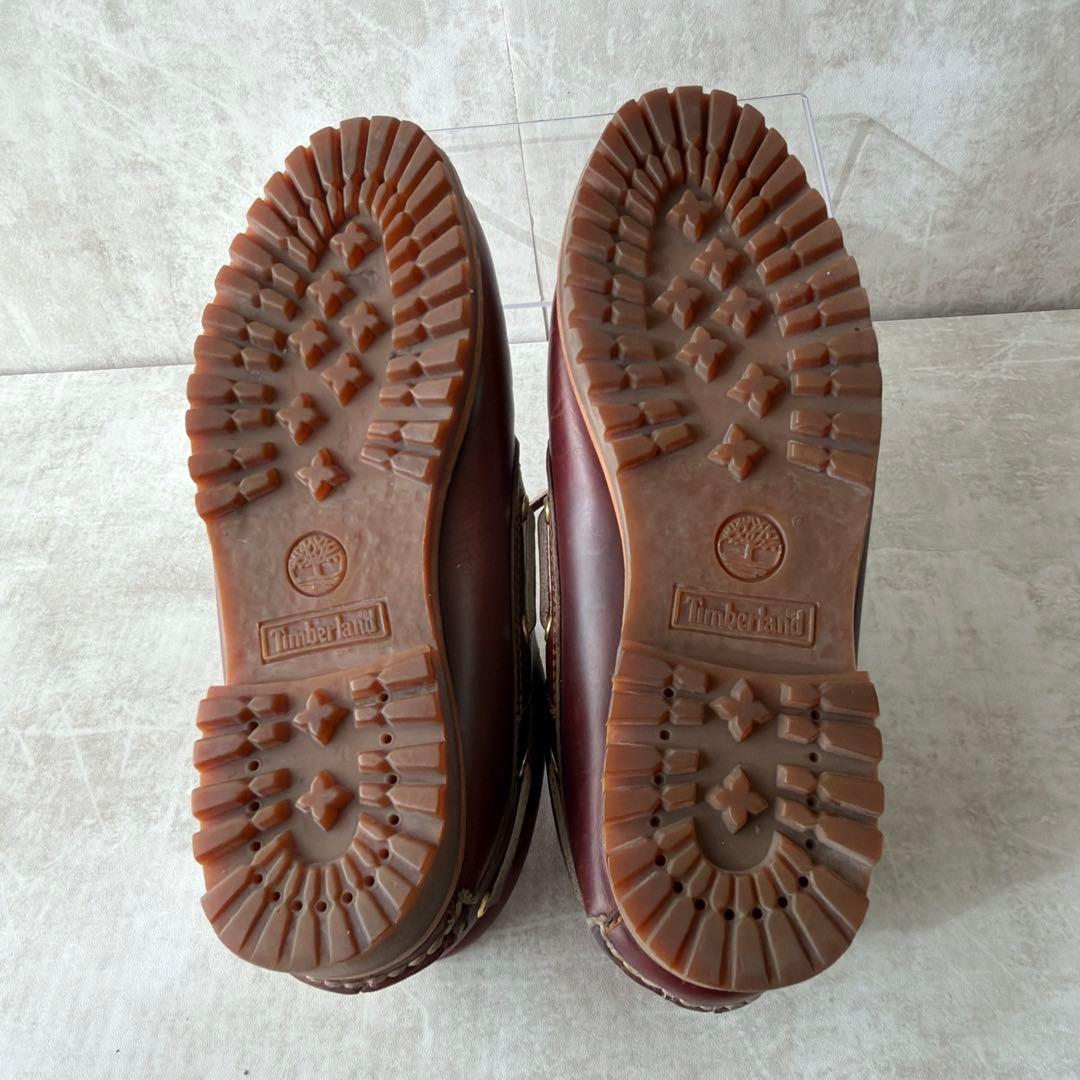Timberland 3eye classic lug 26cm バーガンディ