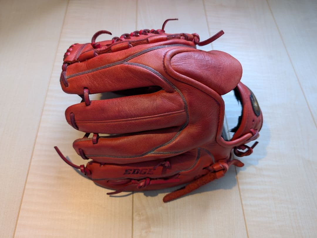 ゆ*き様 Nike EDGE 軟式グローブ レッド　右投げ投手用