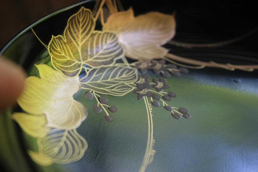 時代逸品！時代黒漆に極上草花蒔絵の映えるお椀7点（検輪島塗蒔絵椀雑煮椀煮物椀