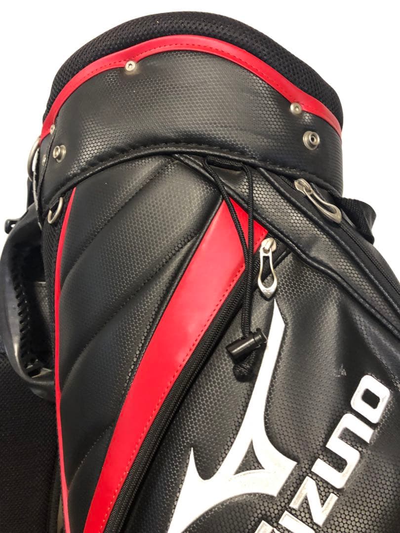 【送料込み】MIZUNO ミズノ　キャディバッグ　ゴルフバッグ　ブラック　メンズ