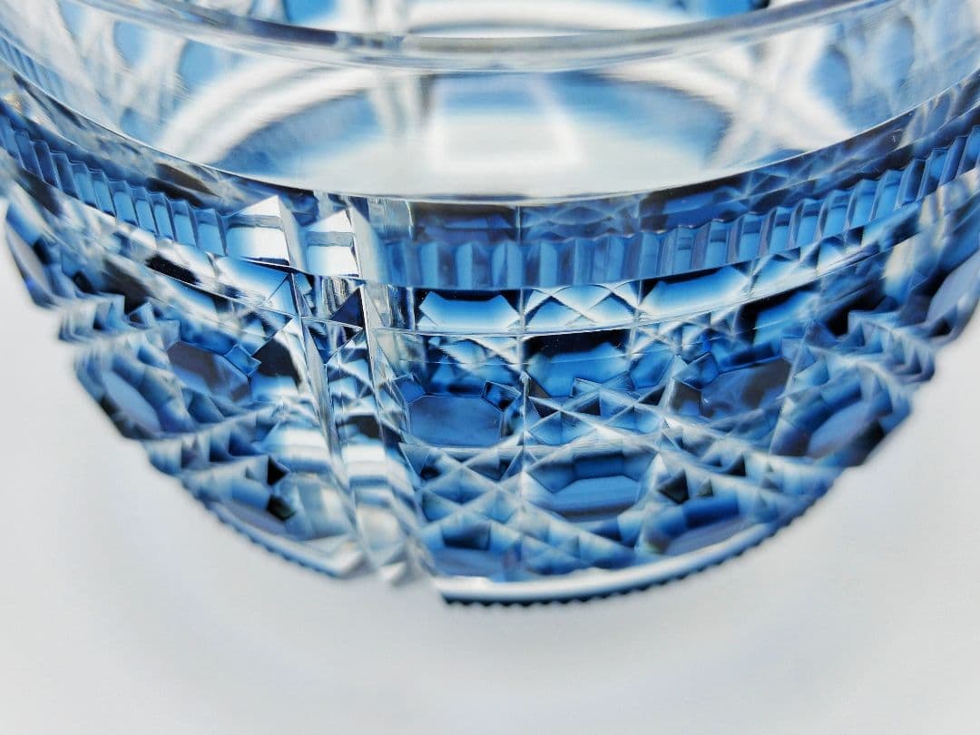 超希少品☆復元 薩摩切子 碗 松浦正行 美品（切子、江戸切子、薩摩切子）