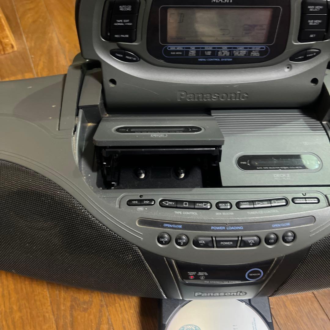 Panasonic コブラトップMASH CD・カセットデッキ