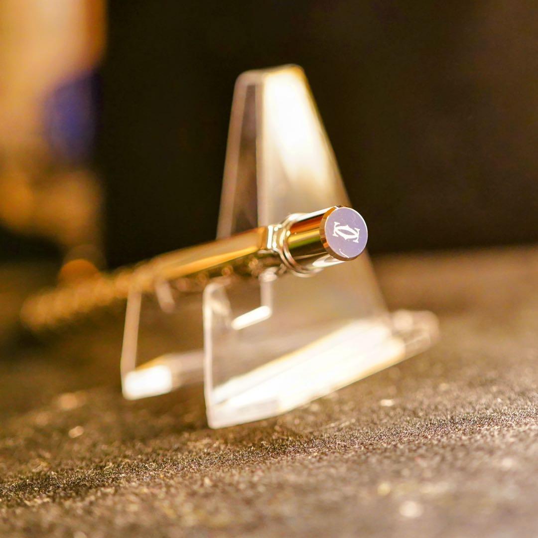 美品　Cartier カルティエ ボールペン ハッピーバースデー 2Cモチーフ