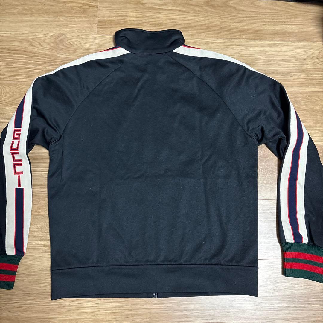 GUCCI グッチ トラックジャケット ジャージ サイドライン ロゴ S