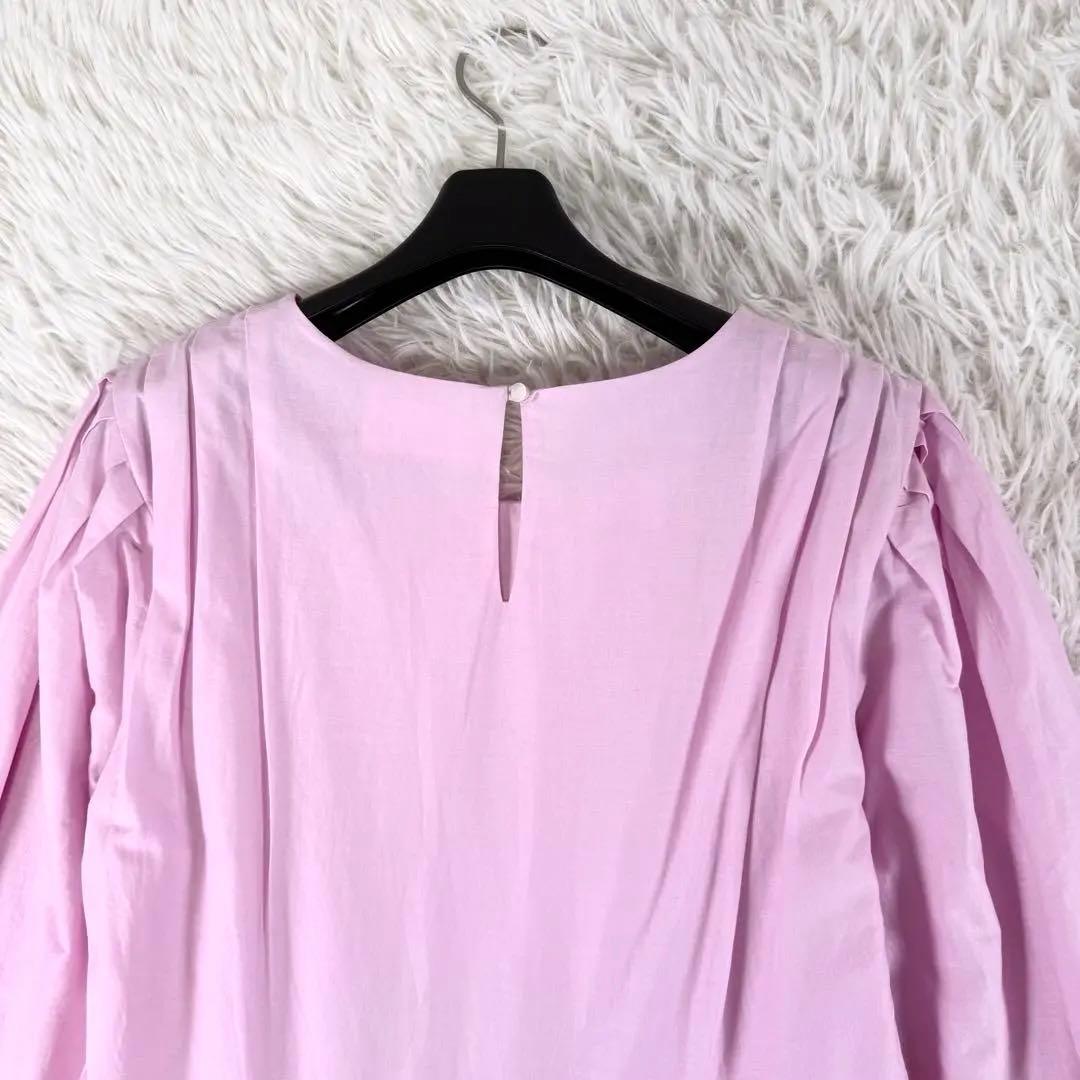 マーレット ARBOR ティアード ワンピース ピマコットン ピンク XS