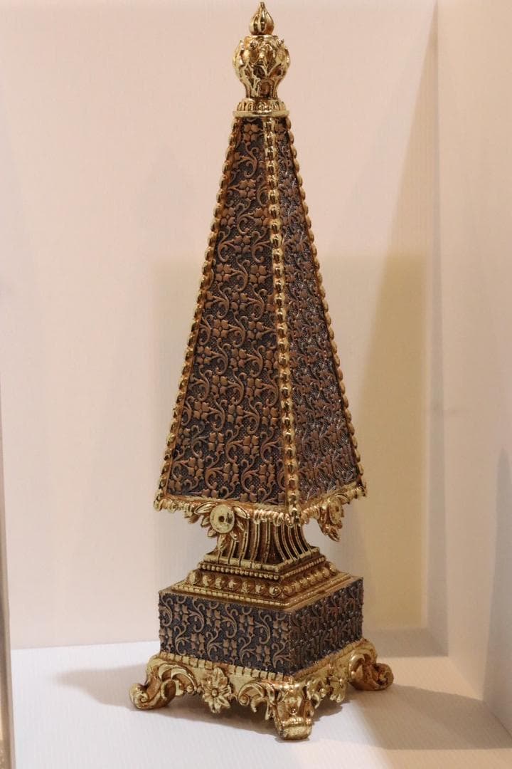 ツリーオブジェ　ブルーゴールド