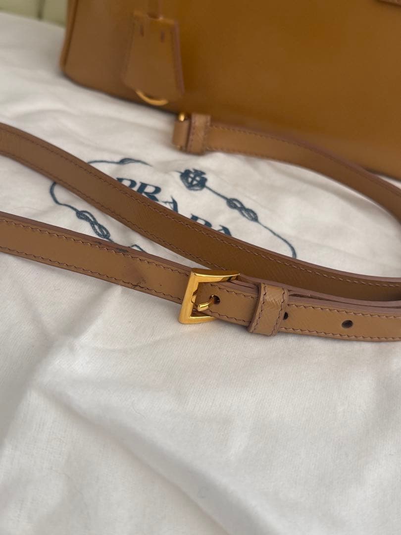 R&RPRADAガレリア サフィアーノ 2WAY ハンドバッグ ショルダー