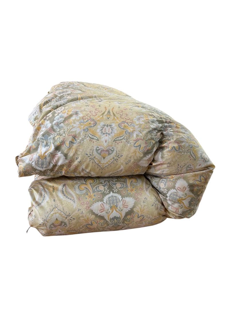 送料込み⭐︎ROMANCE【羽毛掛け布団 シングル 150x210cm】イエロー