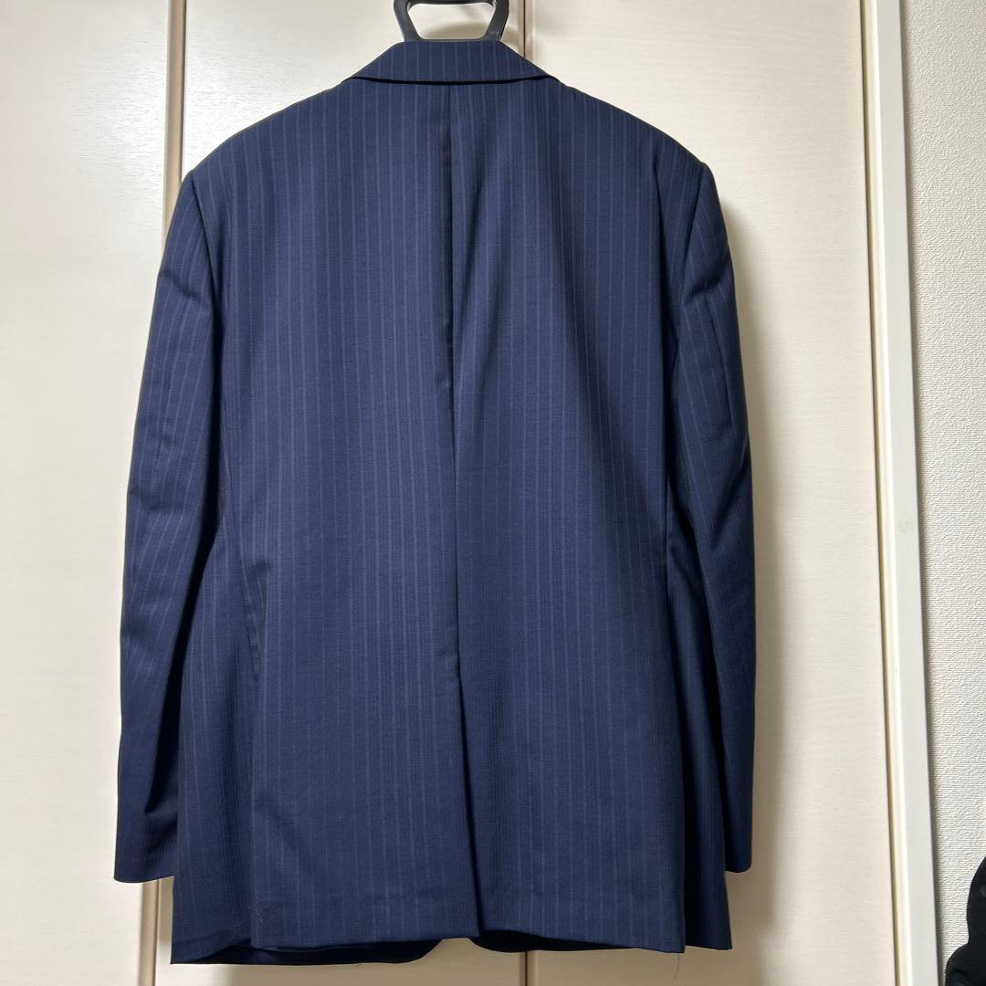 『新品未使用』ネイビー ストライプ スーツ