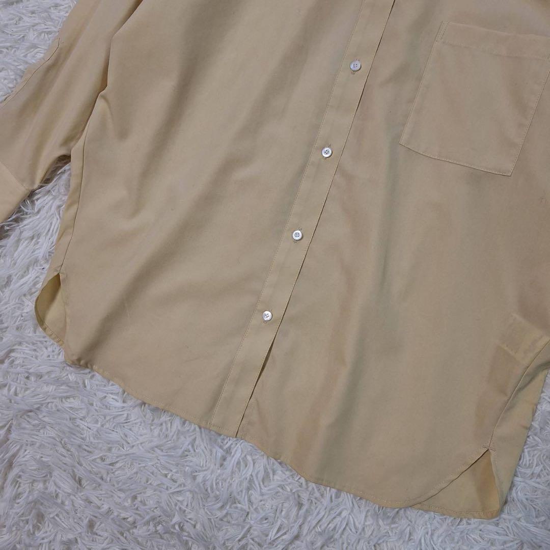 美品✨アニュアンス 定番 スタンダードシャツ プレミアムファブリック イエロー