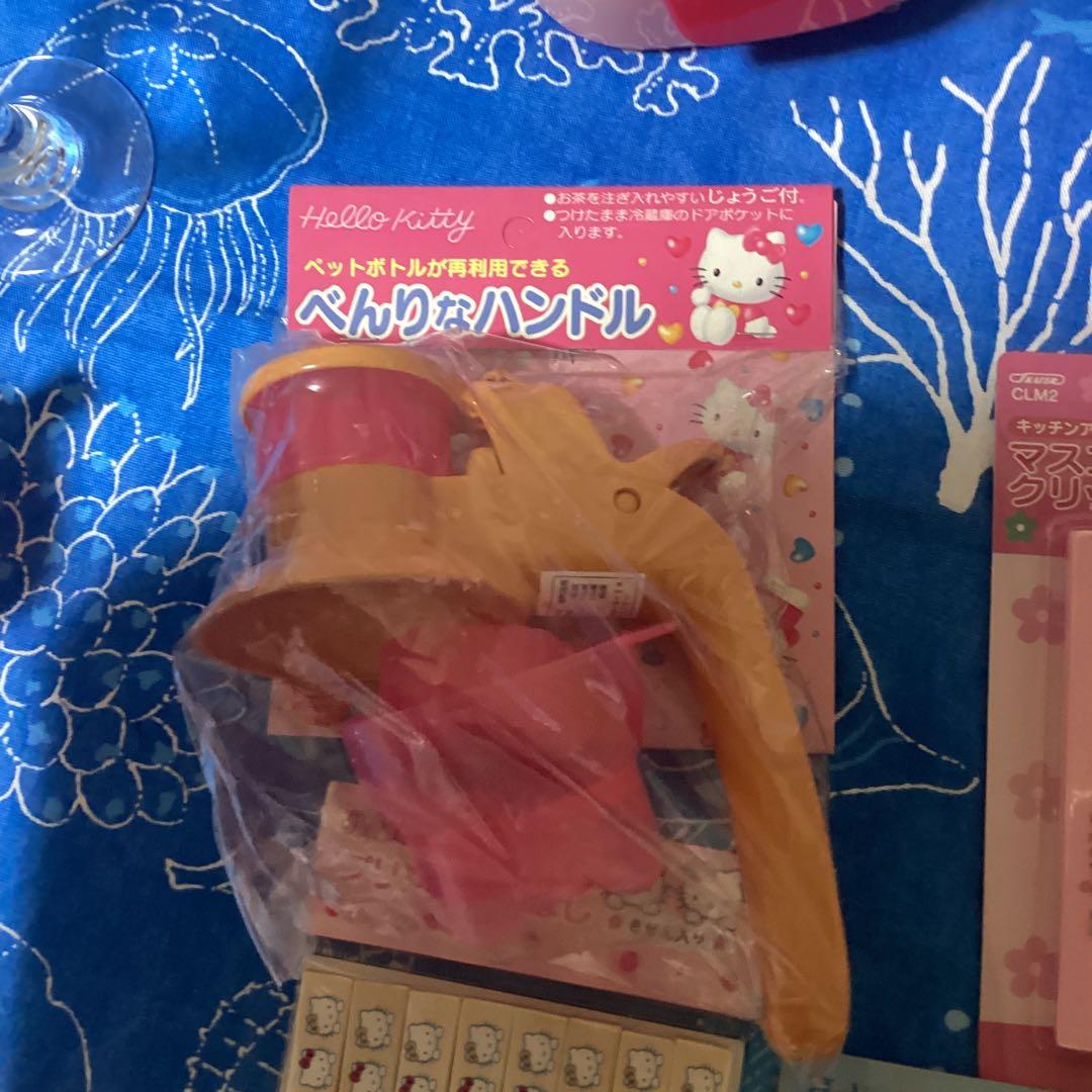 3725ハローキティ弁当箱&水筒&水筒カバーセット