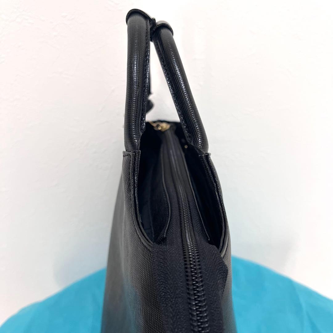 極美品◎TOCCA トッカ 2wayバッグ 黒 フラワーモチーフ　ショルダー