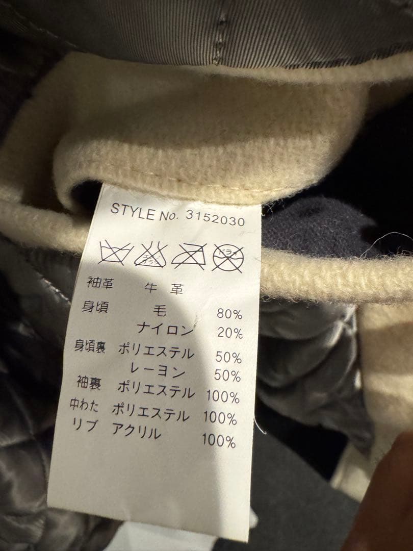 Schott スタジャン Lサイズ インディアンヘッド刺繍　未使用　ショット