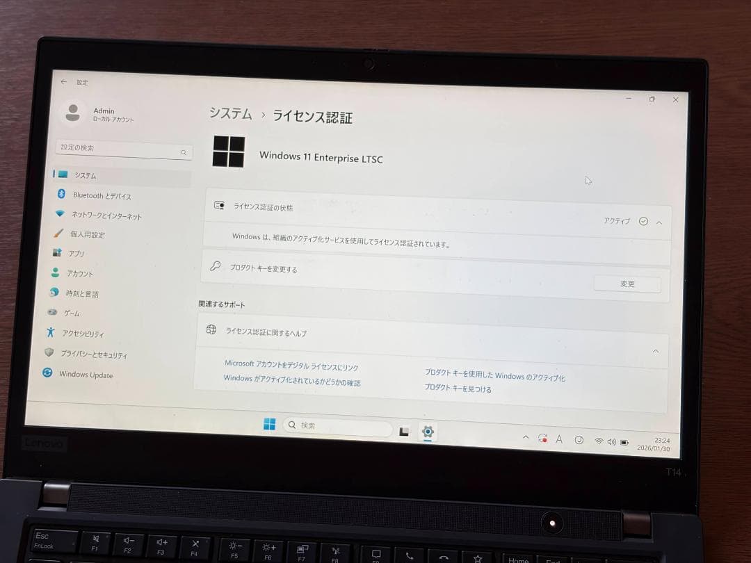 Windowsノート本体 Lenovo ThinkPad T14 Gen2