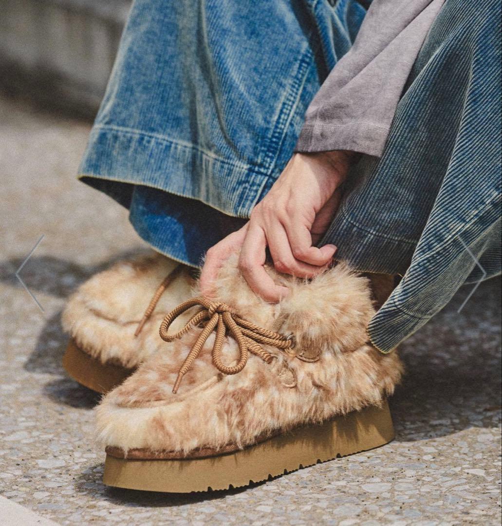 【公式完売 】niko and…柄＊モカシンブーツ＊L ＊24.5cm