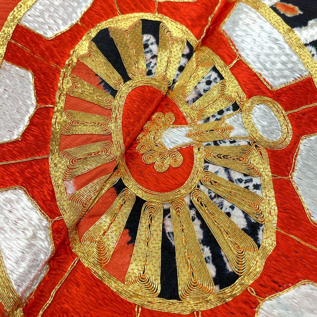 ◎mk-3118　七五三　女の子　着物・帯セット　アンティーク　12-19