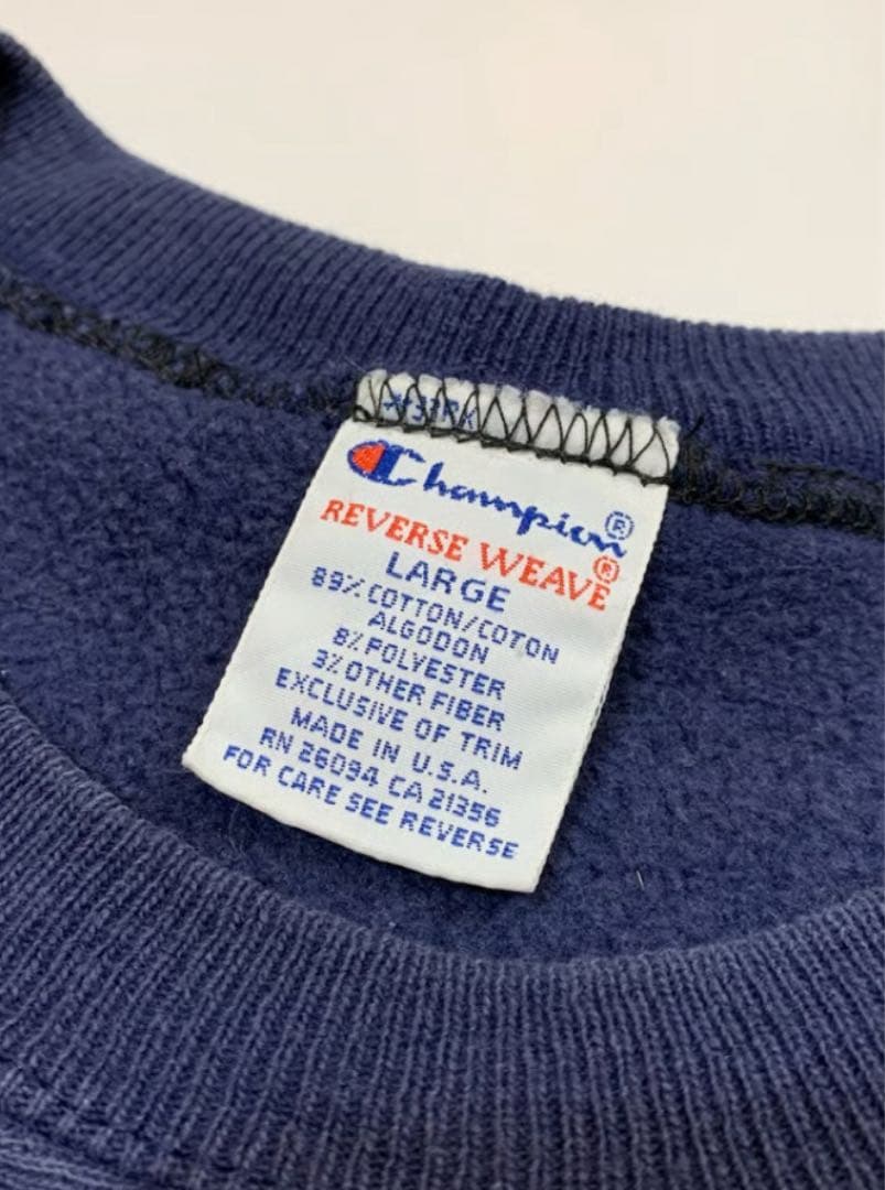 s*o様 刺繍ロゴ　90s champion reverseweave Ｌ