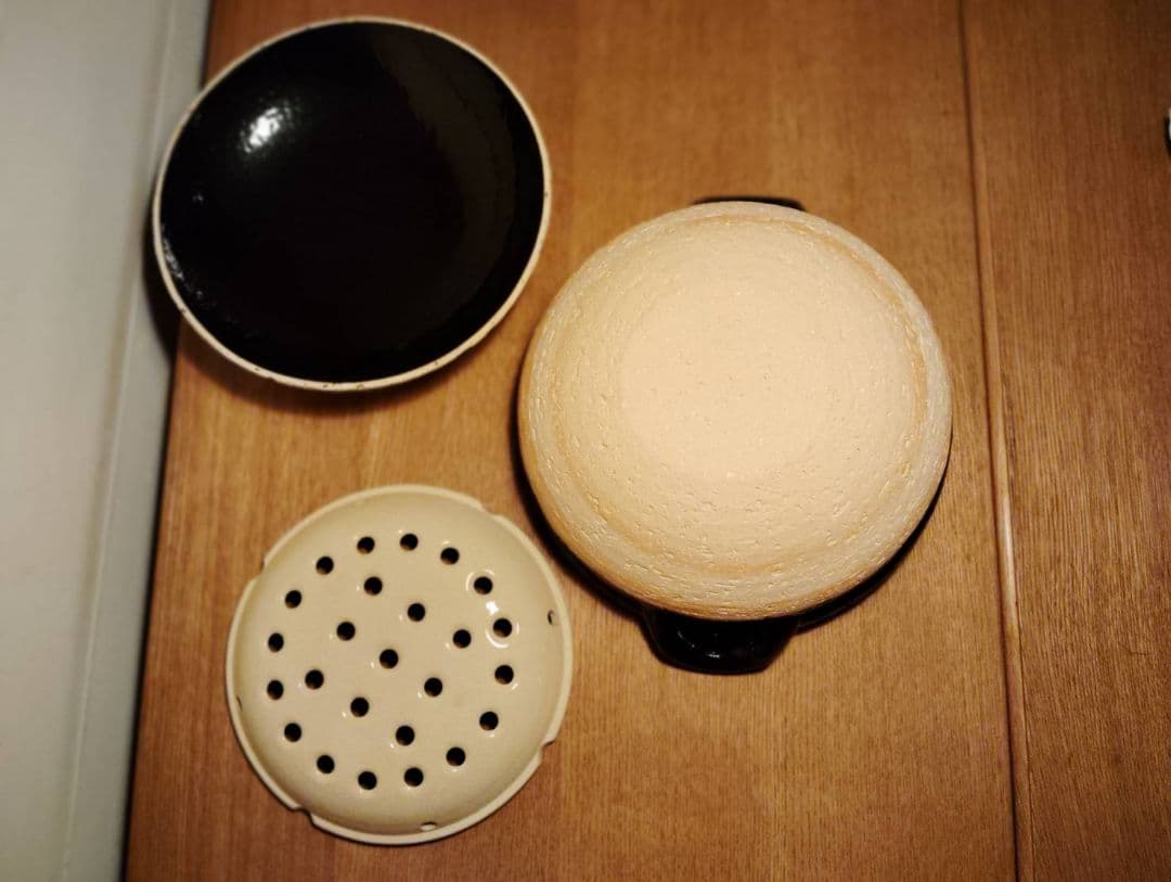 美品　永谷園　ヘルシー蒸し鍋　27cm　　土鍋