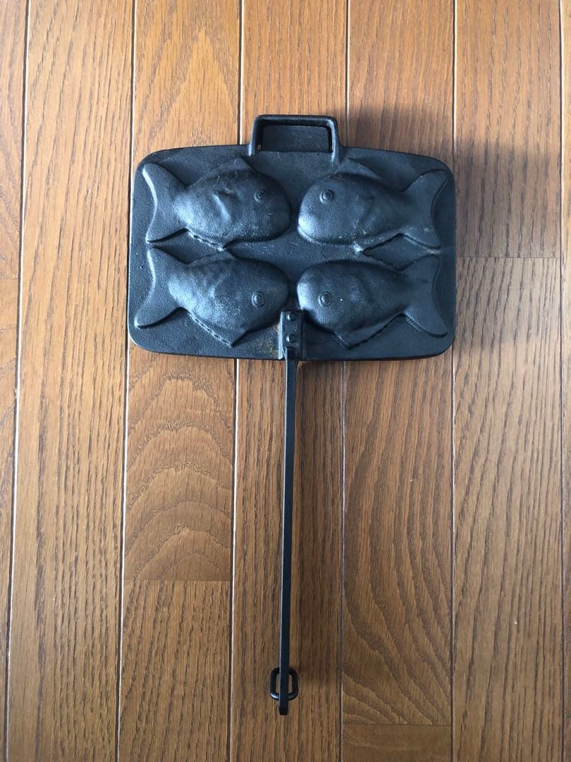 タミさん　たい焼き器　たい焼き機　鉄製　南部鉄器 　(オマケ※収納ケース付き)