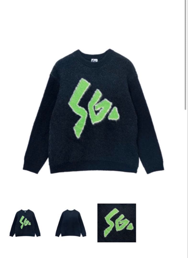 トップス Fluffy Knit Sweater Special Guest kk