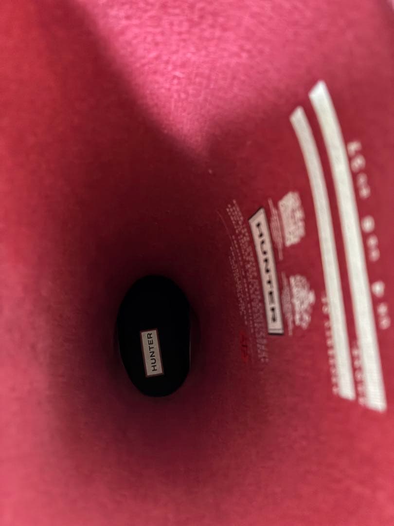 Hunter ハンター　長靴　レッド　赤　UK4