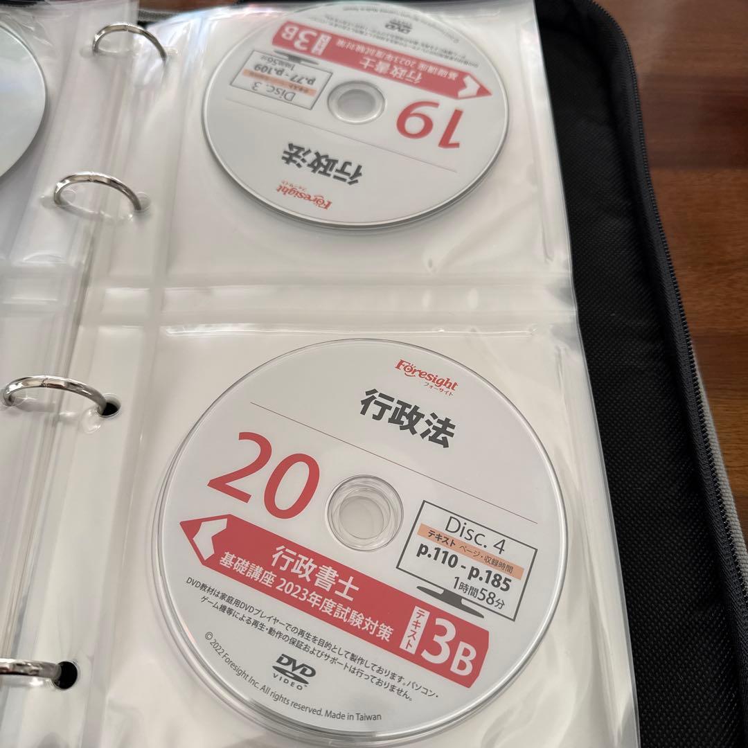 フォーサイト　行政書士講座　2023年度　DVD全46枚