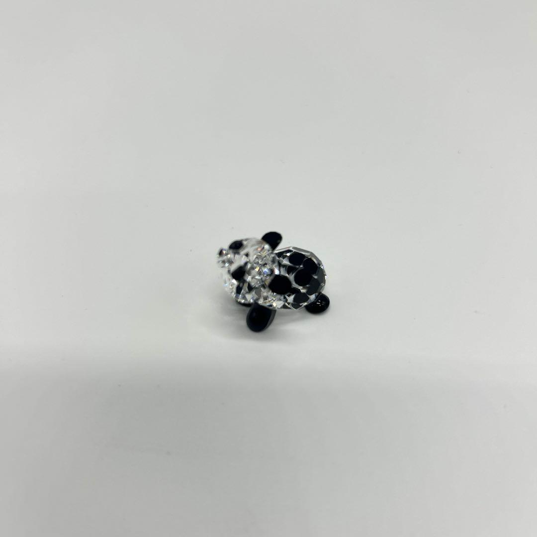 『（B）スワロフスキー　SWAROVSKI クリスタルアニマル／パンダ×2点』