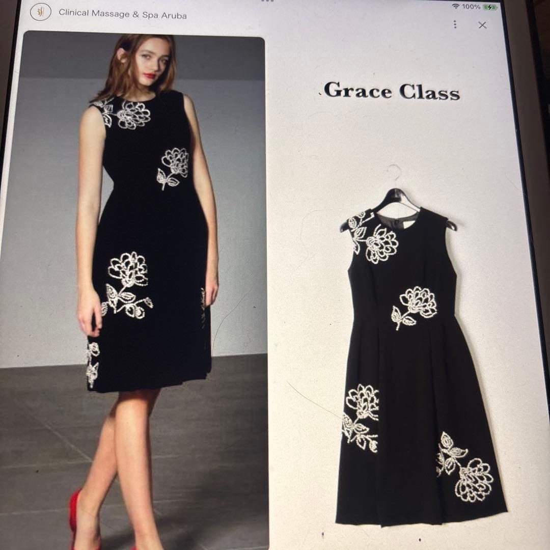 おまとめGrace Class ダブルクロスビジューノースリーブ ワンピース他2