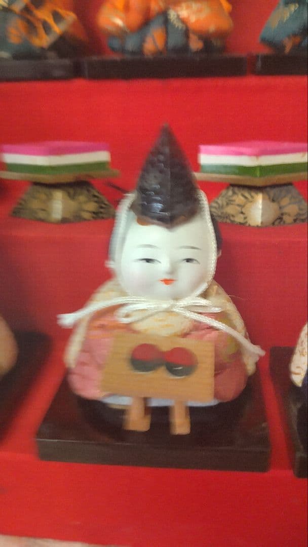 雛人形セット 15体 伝統的装飾付き