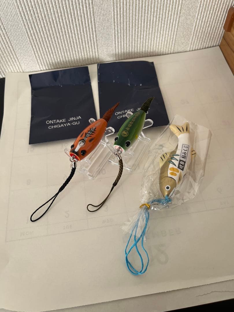 釣り上げ守り＆鮎みくじ