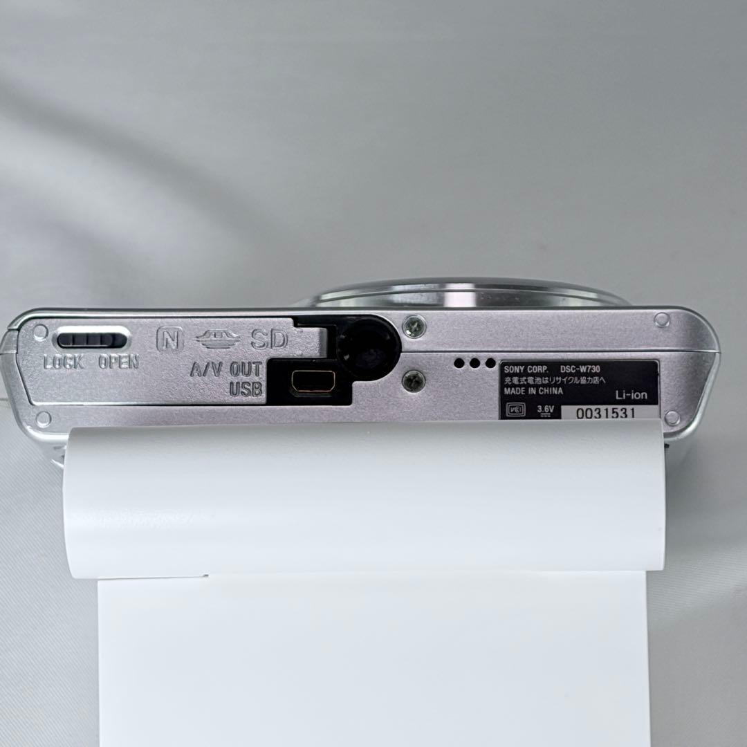 【良品】SONY Cyber-shot DSC-W730 シルバー 動作確認済