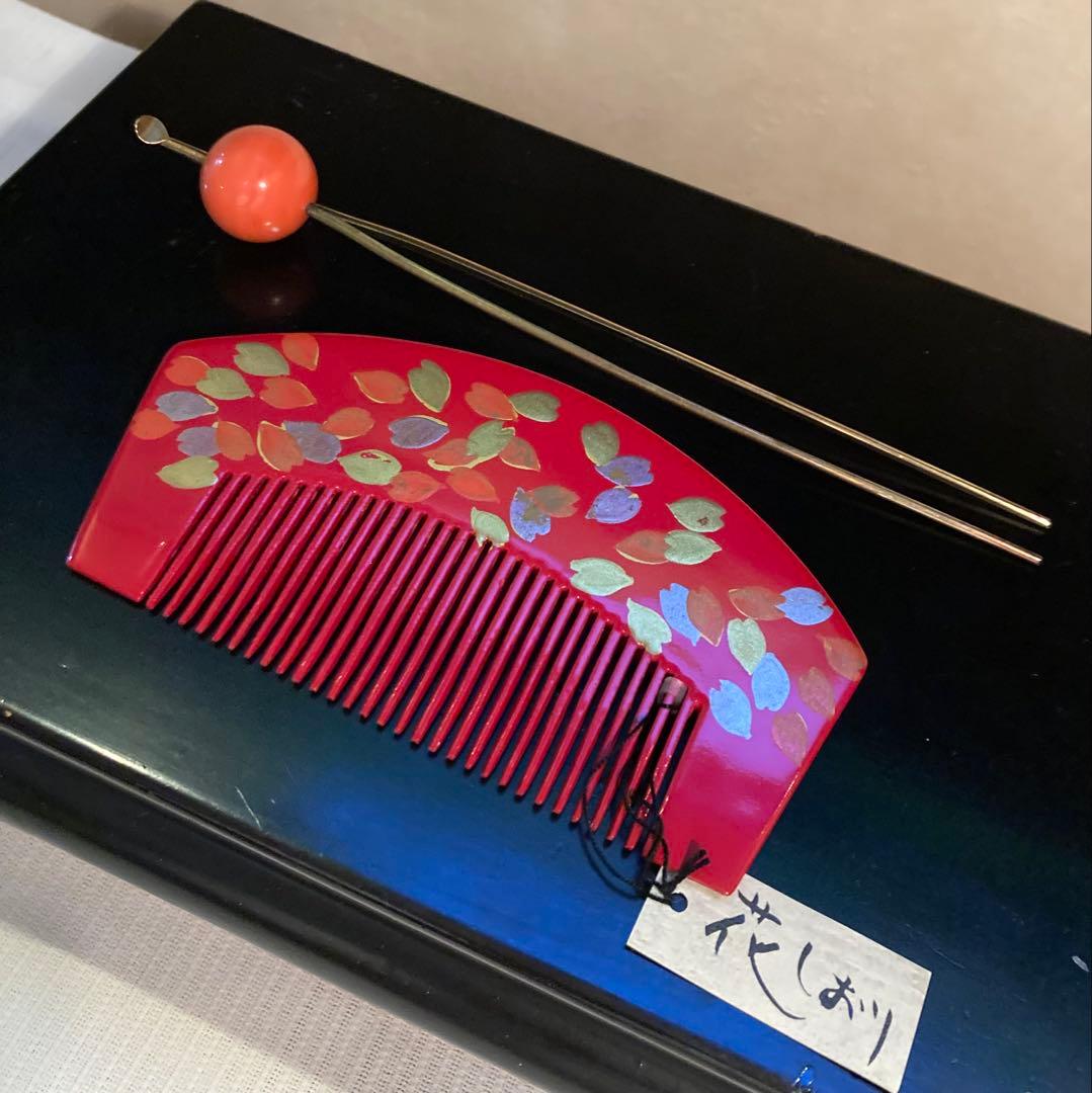 専用　七五三　成人式　希少　風車の簪　櫛簪　玉簪　花簪　Uピン簪　水引簪