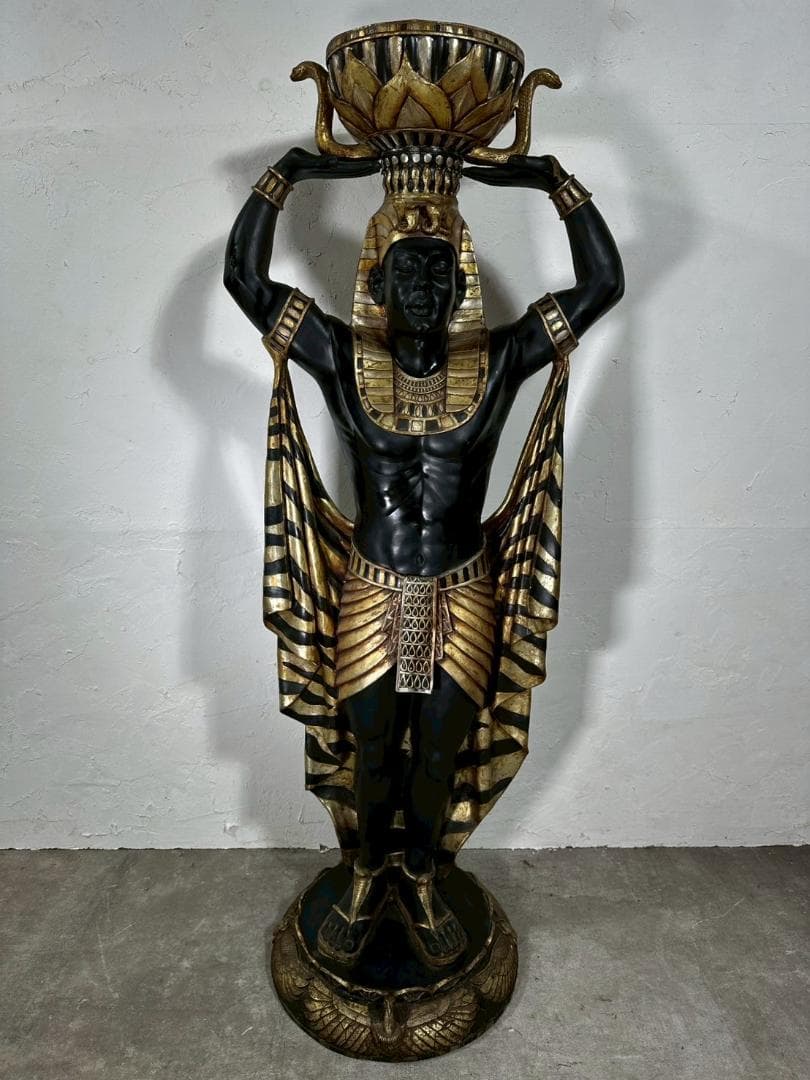 『AW DESIGN』ファラオ像 オブジェ 人形 エジプト置物 RWmis23