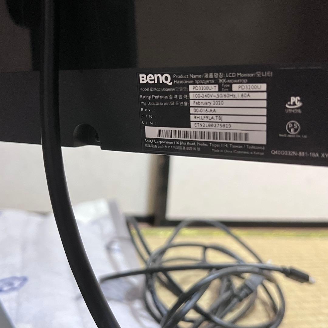 ★付属品完備★BenQ PD3200U 32インチ 4Kモニター