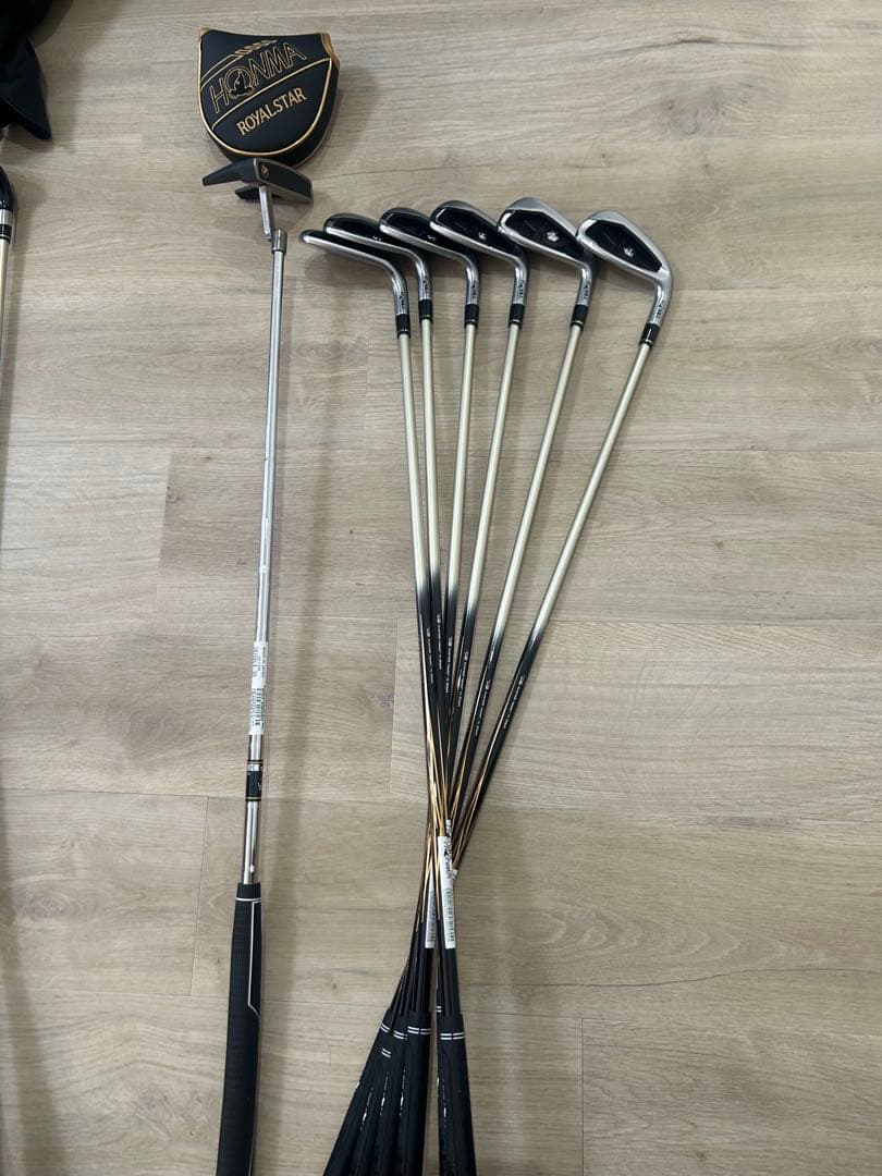 HONMA STAR アイアン6本ウッド4本パター1本