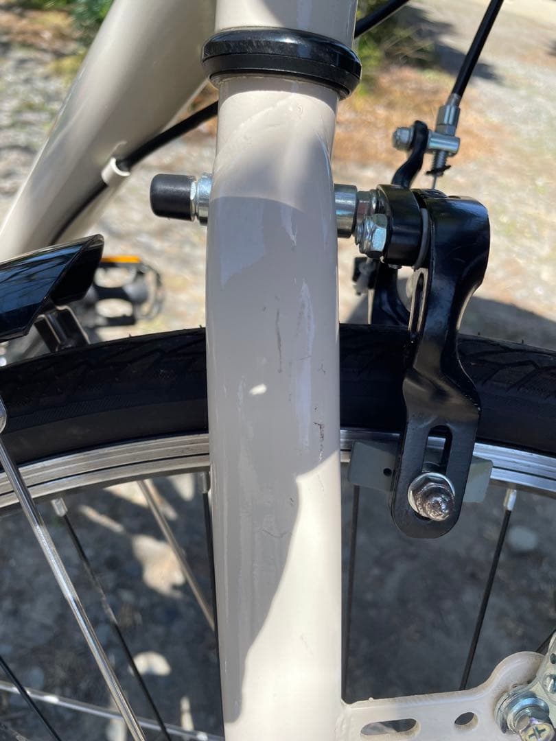 ホワイト クロスバイク Cream Cross