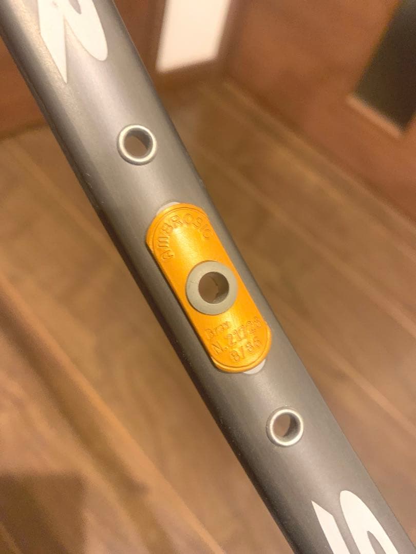 Ambrosio Nemesis 700cチューブラーリム 32H 2本セット