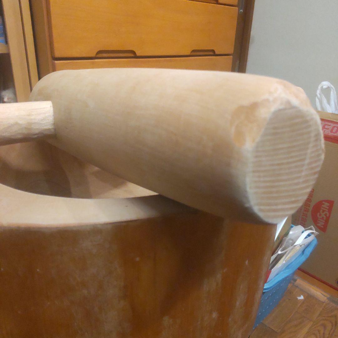 臼と杵　美品　お餅つき