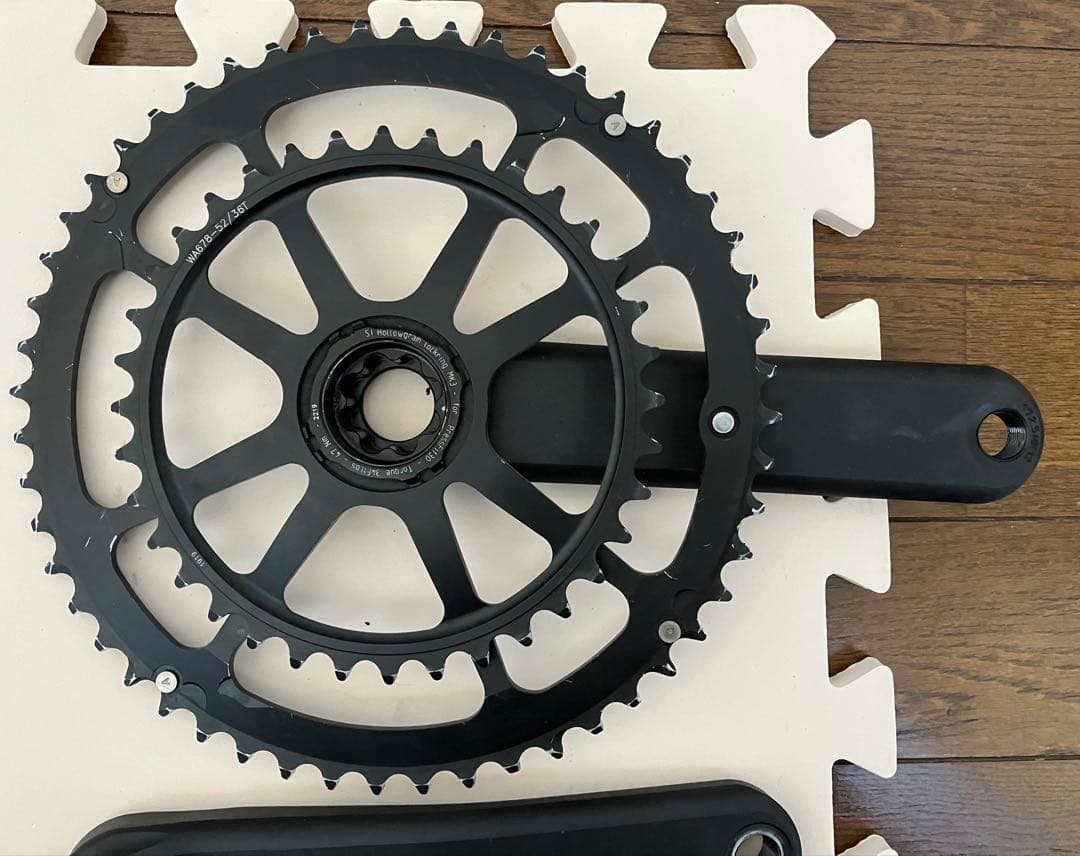 美品★軽量！CANNONDALEホログラム Siクランクセット172.5mm